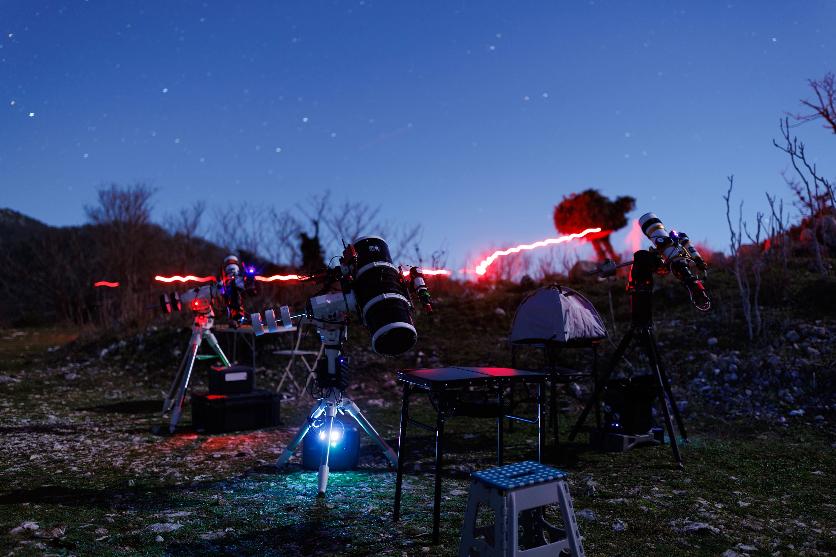 Setup astrofotografico del team